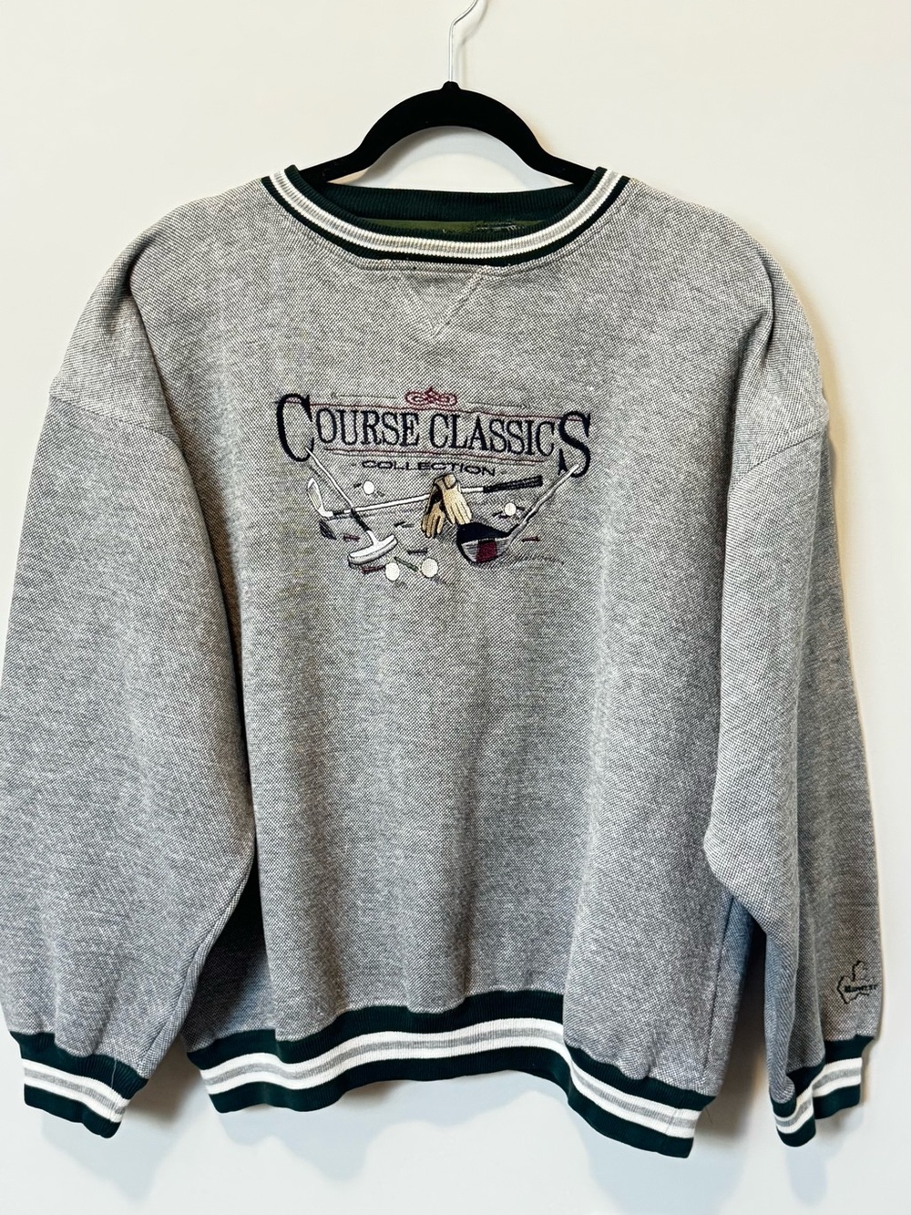 Vintage Course Classics Collection Embroidered Golf Sweatshirt